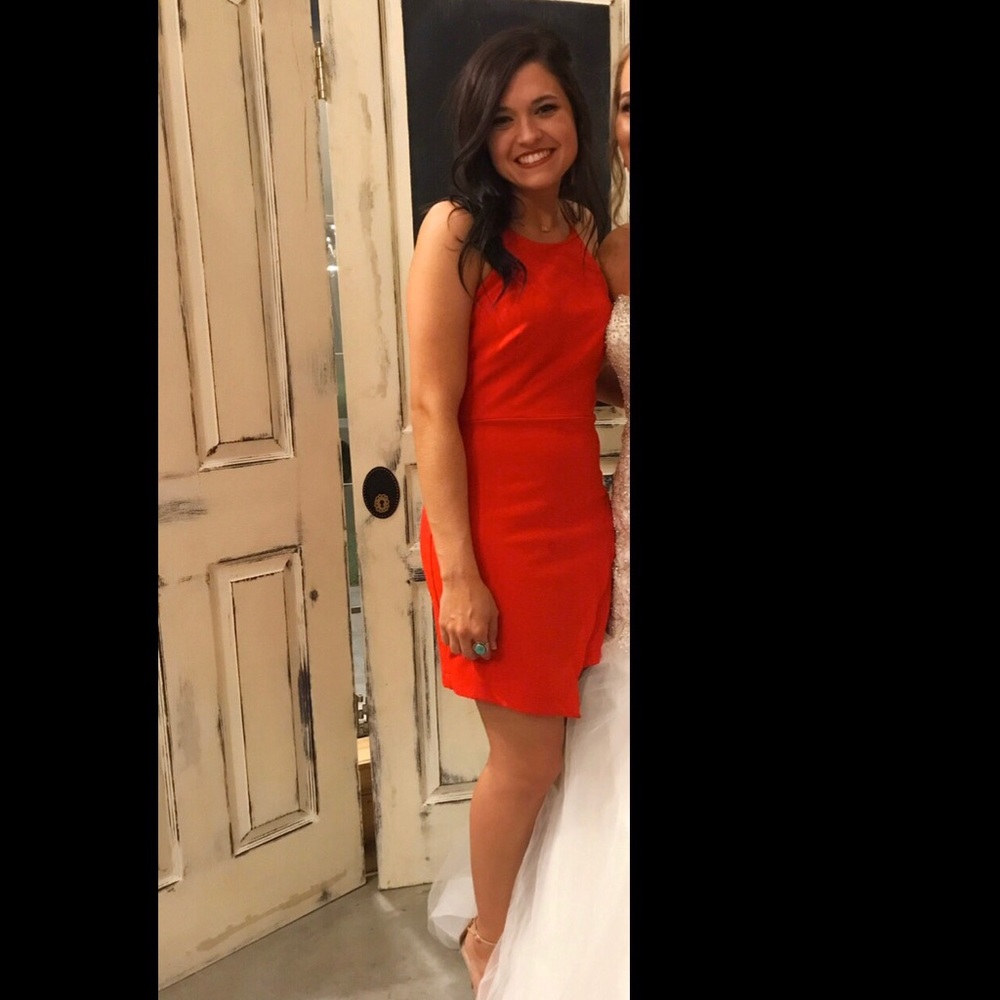 Red dress